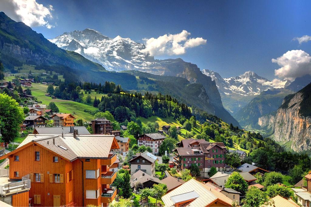 Hotel Edelweiss Wengen Exterior foto